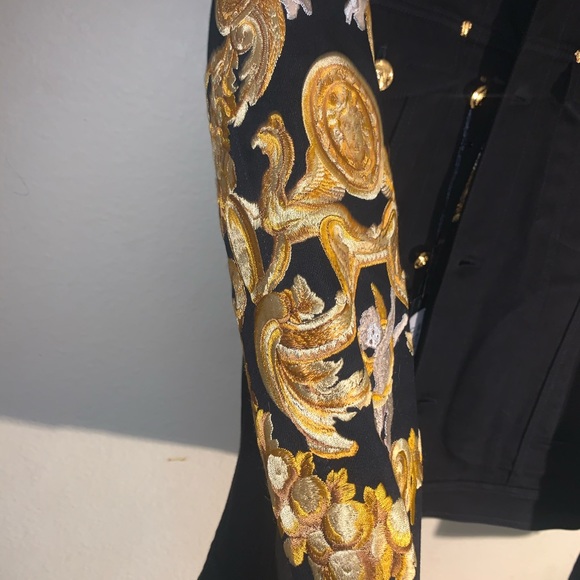 Versace Barocco Baroque denim jean jacket - Picture 4 of 16